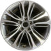18" VELOSTER 16 18x7.5 w/o body color accents; 20 spoke two te Original OEM - Front View