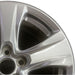 17" RAV4 19-25 17x7 alloy 5 spoke silver Original OEM Wheel Rim - Side Profile