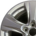 17" RAV4 19-25 17x7 alloy 5 spoke silver Original OEM Wheel Rim - Angle View
