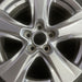 17" RAV4 19-25 17x7 alloy 5 spoke silver Original OEM Wheel Rim - Angle View
