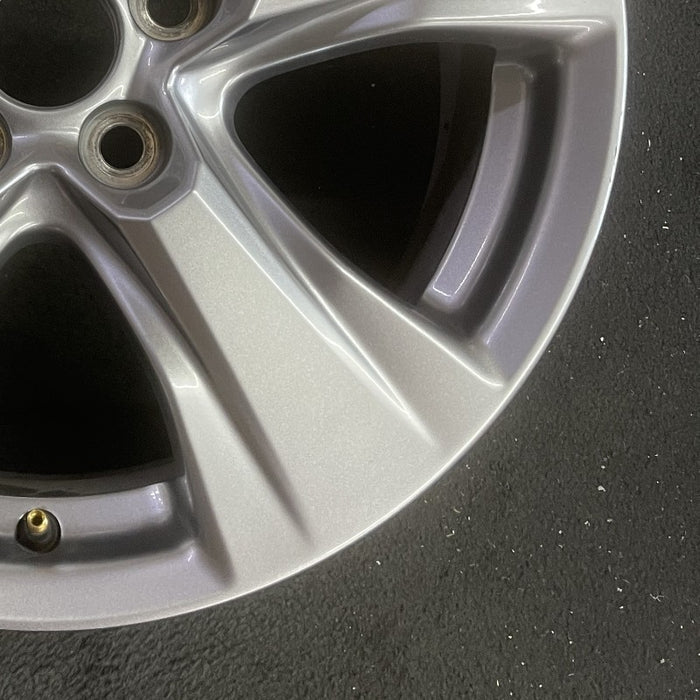 17" RAV4 19-25 17x7 alloy 5 spoke silver Original OEM Wheel Rim - Back View