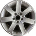 17" BMW 320i 01-05 , 17x8 , 7 spoke, exposed lug nuts, flat spoke Original OEM - Front View