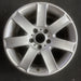 17" BMW 320i 01-05 , 17x8 , 7 spoke, exposed lug nuts, flat spoke Original OEM - Angle View