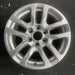 18" SIERRA 1500 PICKUP 19 , 18x8.5, 10 spoke, silver Original OEM Wheel Rim - Angle View