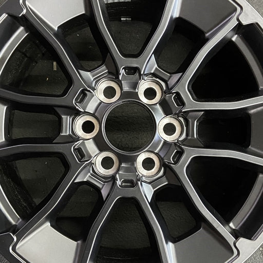 20" SEQUOIA 24 20x8, 6 Y spoke, black Original OEM Wheel Rim - Angle View