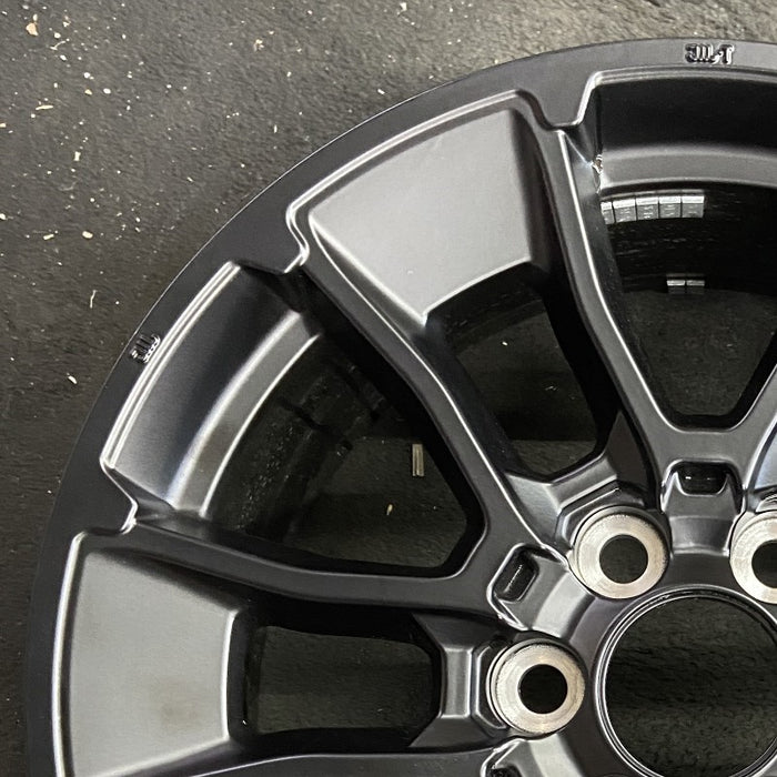 20" SEQUOIA 24 20x8, 6 Y spoke, black Original OEM Wheel Rim - Side Profile
