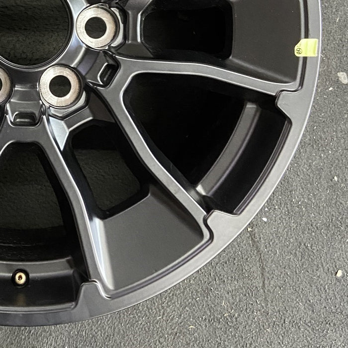 20" SEQUOIA 24 20x8, 6 Y spoke, black Original OEM Wheel Rim - Back View