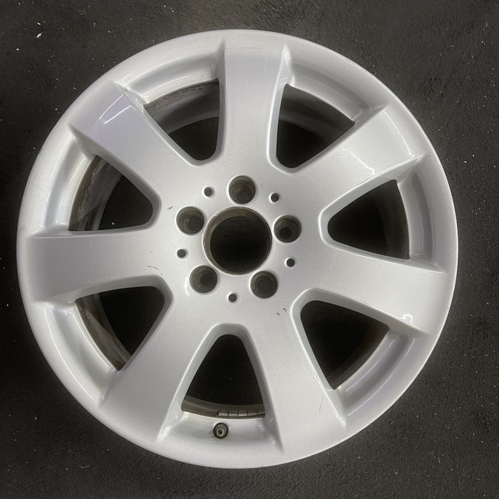 17" MERCEDES ML-CLASS 06-07 164 Type; ML350, 17x7.5 Original OEM Wheel Rim - Angle View