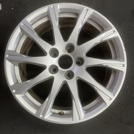 17" AUDI A4 20-24 17x7.5 , Original OEM Wheel Rim - Angle View