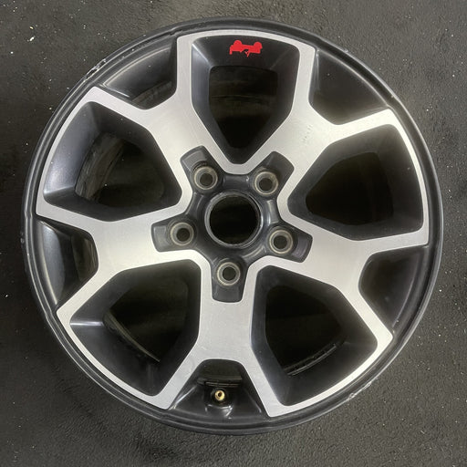 17" WRANGLER 18 VIN X , 17x7.5, , aluminum, Y spoke Original OEM Wheel Rim - Angle View