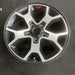 17" WRANGLER 18 VIN X , 17x7.5, , aluminum, Y spoke Original OEM Wheel Rim - Side Profile
