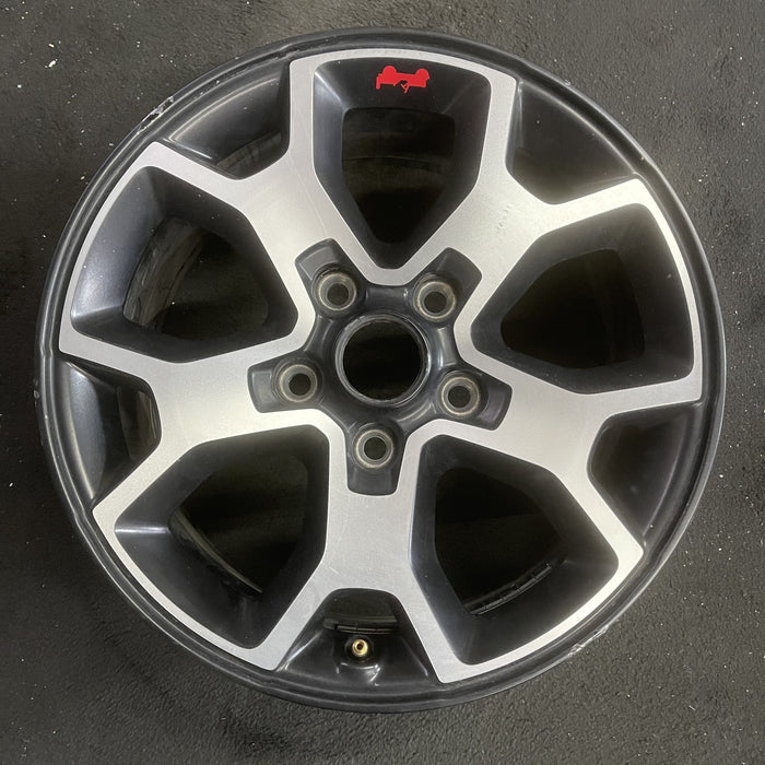 17" WRANGLER 18 VIN X , 17x7.5, , aluminum, Y spoke Original OEM Wheel Rim - Angle View