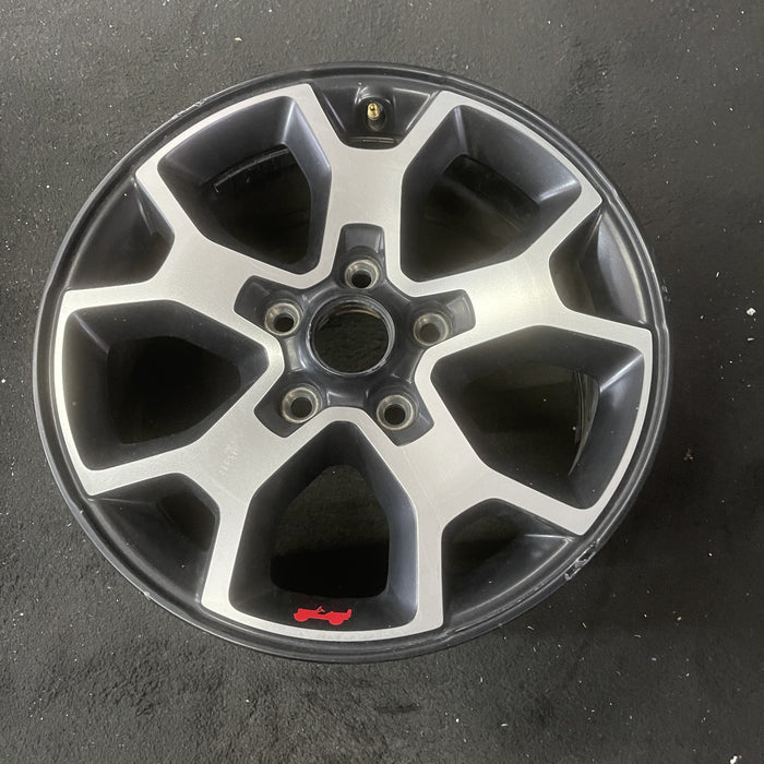 17" WRANGLER 18 VIN X , 17x7.5, , aluminum, Y spoke Original OEM Wheel Rim - Close-Up Detail