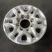 18" SILVERADO 2500 PICKUP 21-24 18x8, aluminum, machined face with silver - Close-Up Detail