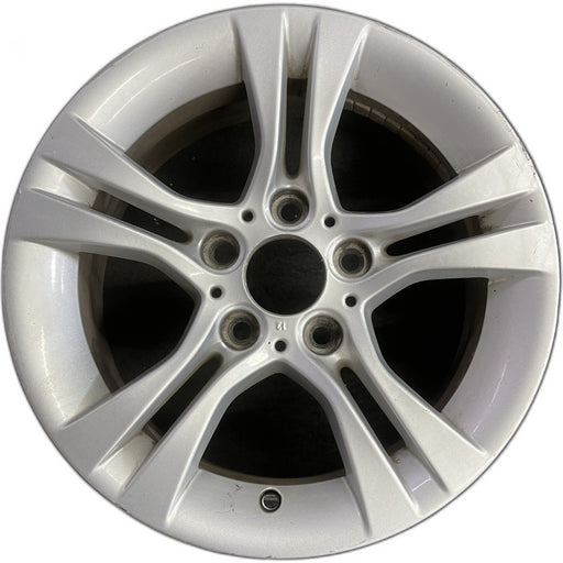 16" BMW 323i 07-11 16x7, alloy, 5 spoke, double spoke Original OEM Wheel Rim - Front View