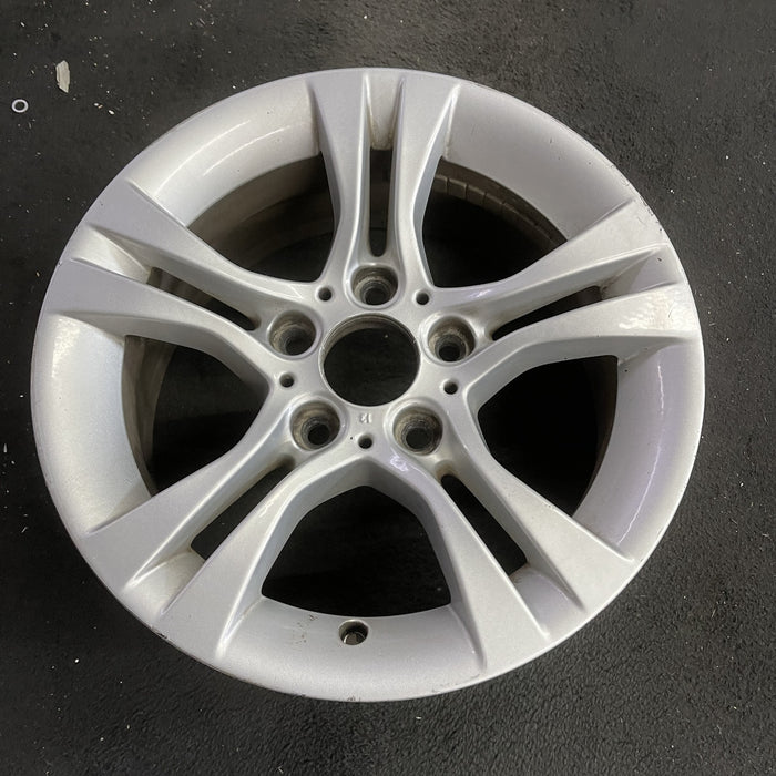 16" BMW 323i 07-11 16x7, alloy, 5 spoke, double spoke Original OEM Wheel Rim - Side Profile