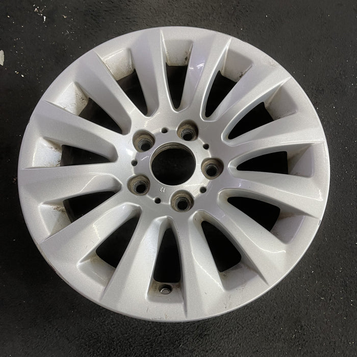 16" BMW 323i 08-11 16x7, alloy, 12 spoke Original OEM Wheel Rim - Side Profile
