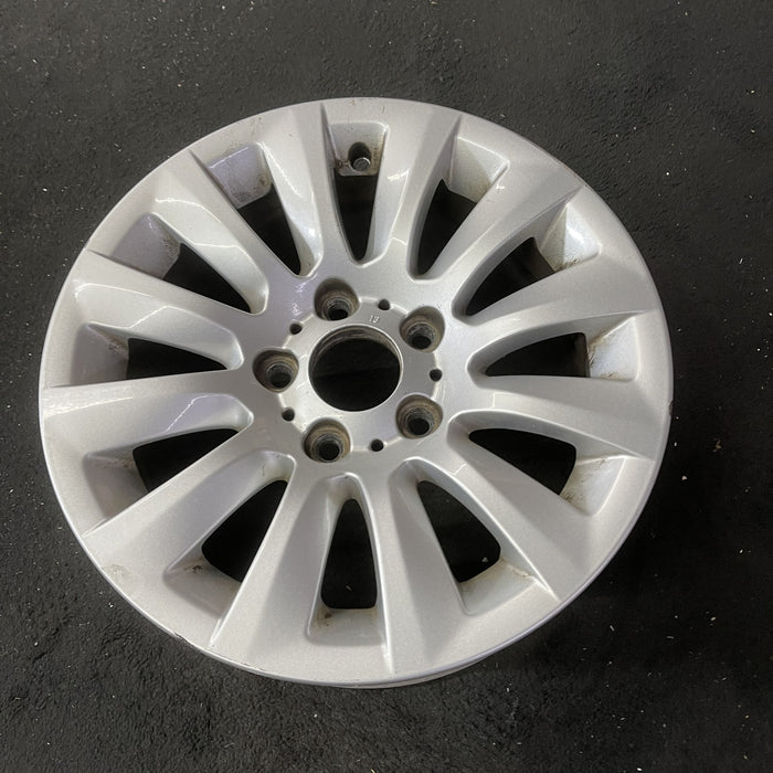 16" BMW 323i 08-11 16x7, alloy, 12 spoke Original OEM Wheel Rim - Close-Up Detail