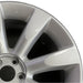 20" INFINITI FX SERIES 03 20x8 alloy 8 spoke Original OEM Wheel Rim - Side Profile