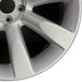 20" INFINITI FX SERIES 03 20x8 alloy 8 spoke Original OEM Wheel Rim - Close-Up Detail