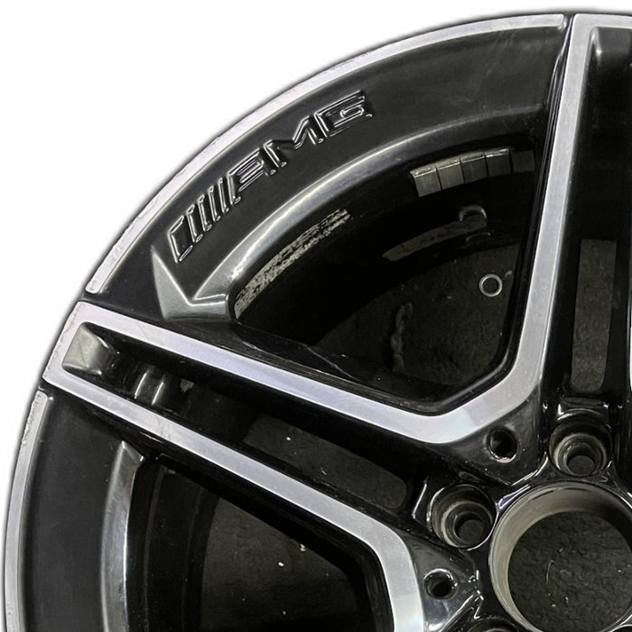 19" MERCEDES E-CLASS 22-23 213 Type E450 Wag 19x8 5 spoke twin spoke Original - Angle View