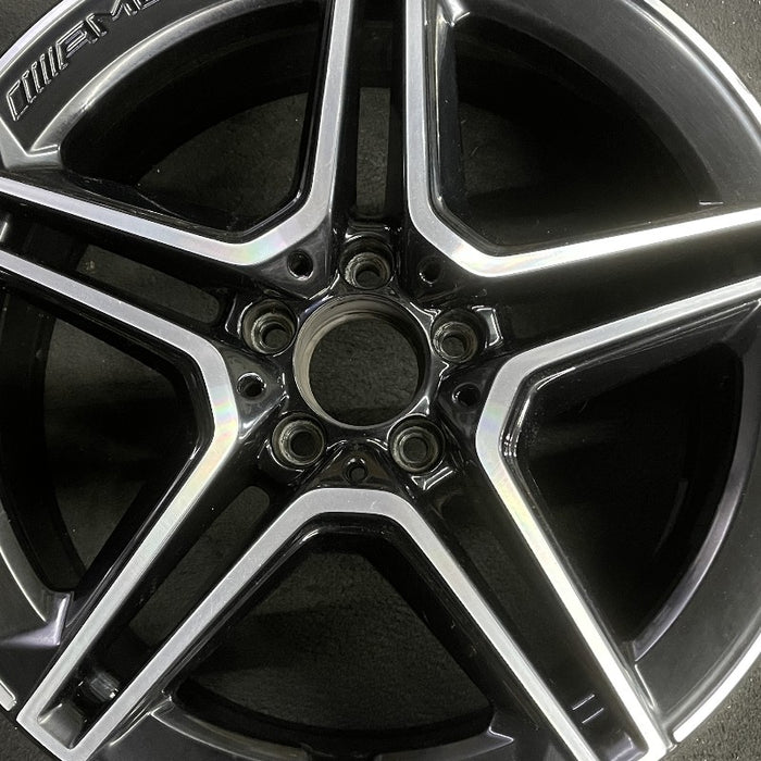 19" MERCEDES E-CLASS 22-23 213 Type E450 Wag 19x8 5 spoke twin spoke Original - Angle View