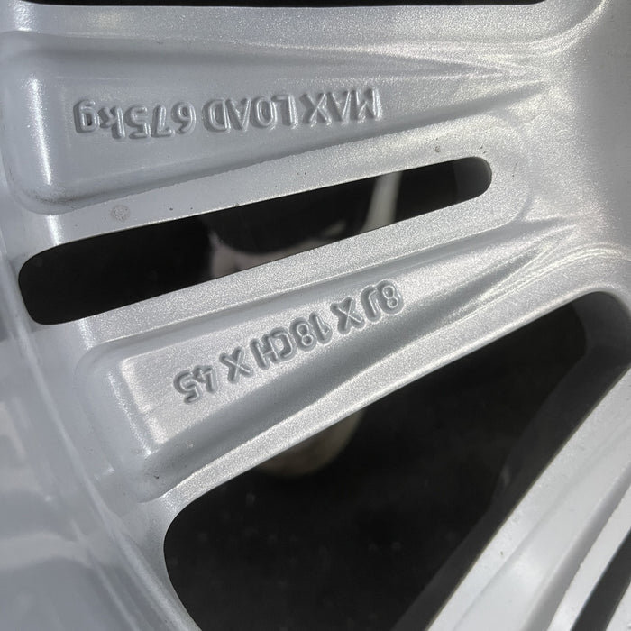 18" XF 16 18x8 Original OEM Wheel Rim - Back View