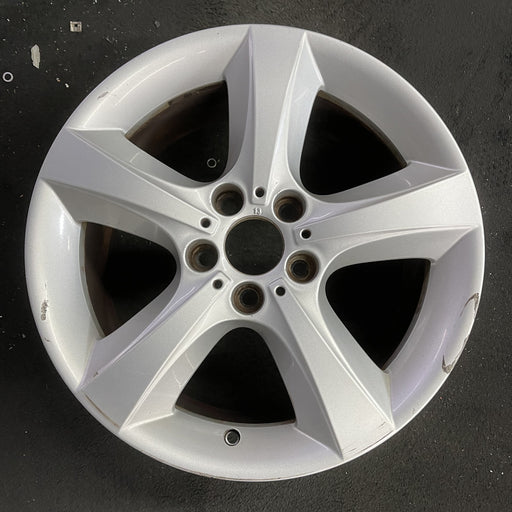 18" BMW X5 07-13 18x8.5 , 5 spoke, flat spoke Original OEM Wheel Rim - Angle View