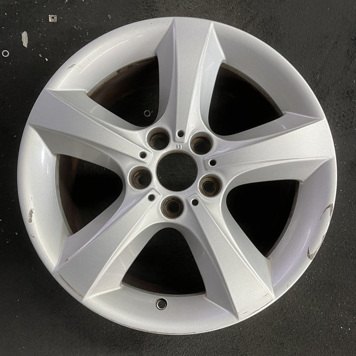 18" BMW X5 07-13 18x8.5 , 5 spoke, flat spoke Original OEM Wheel Rim - Angle View