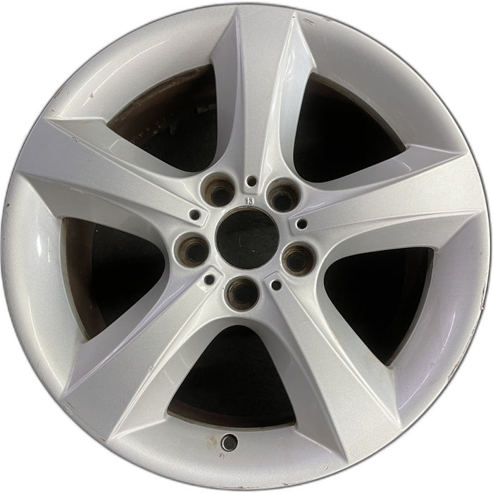 18" BMW X5 07-13 18x8.5 , 5 spoke, flat spoke Original OEM Wheel Rim - Front View