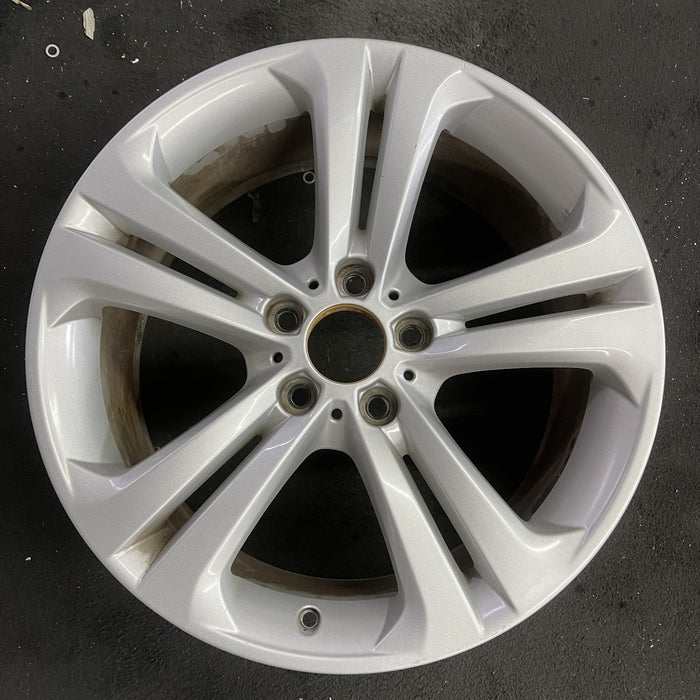 19" BMW 320i 12-13 , 19x8.5 , 5 spoke, Original OEM Wheel Rim - Angle View