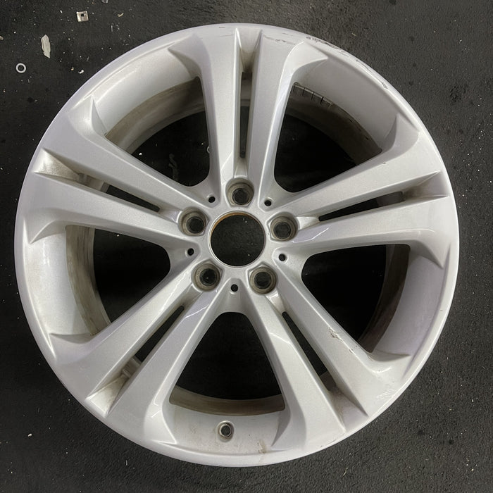 19" BMW 320i 12-13 , 19x8 , 5 spoke, Original OEM Wheel Rim - Angle View