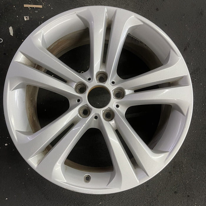 19" BMW 320i 12-13 , 19x8 , 5 spoke, Original OEM Wheel Rim - Angle View