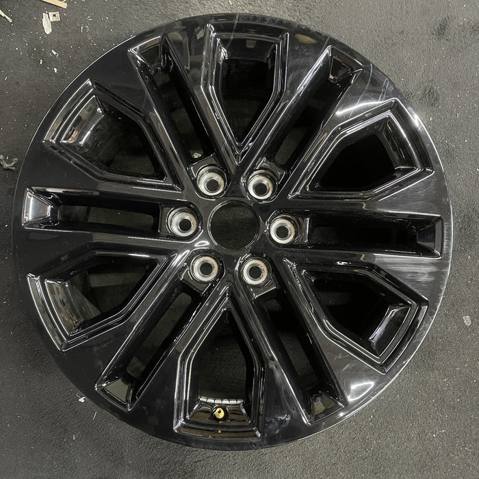 20" FORD F150 PICKUP 24 20x8.5, , split spoke, , chrome Original OEM Wheel Rim - Angle View