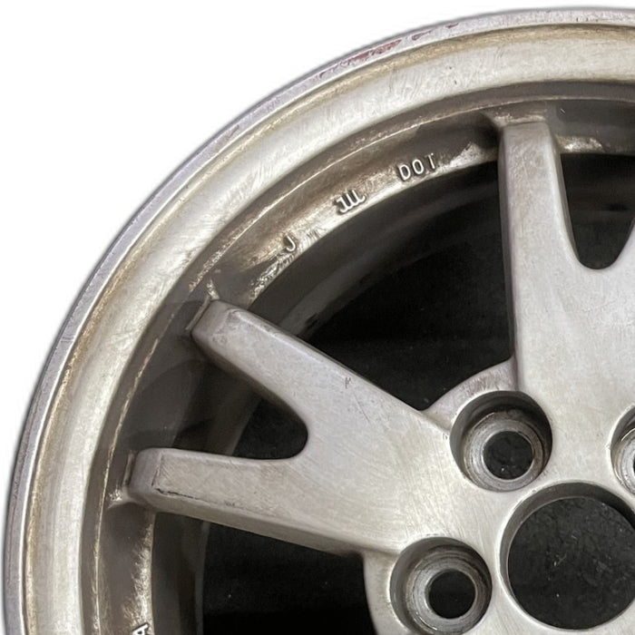 15" PRIUS 10-11 15x6 alloy 5 split spoke silver Original OEM Wheel Rim - Angle View