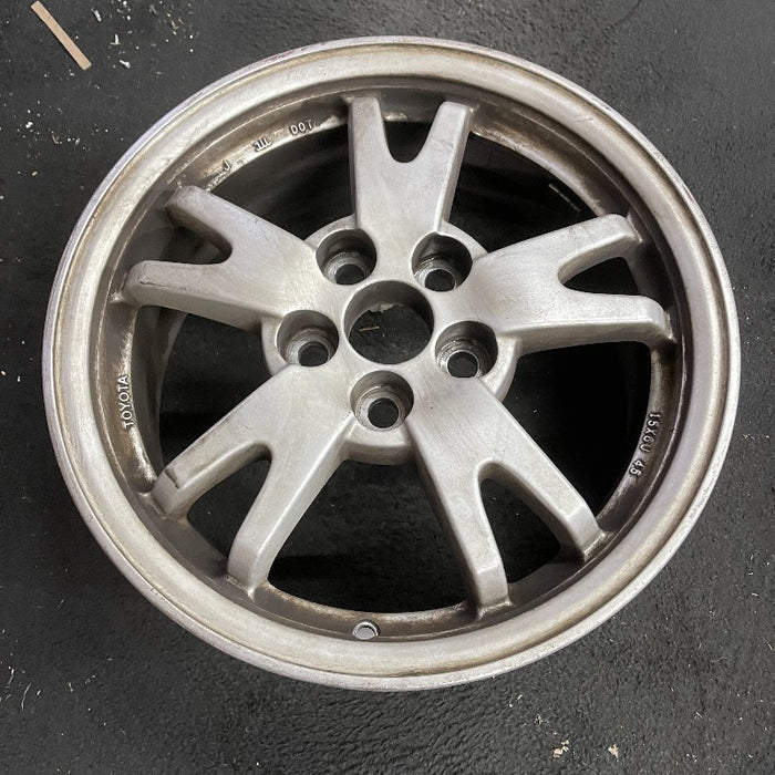 15" PRIUS 10-11 15x6 alloy 5 split spoke silver Original OEM Wheel Rim - View 7