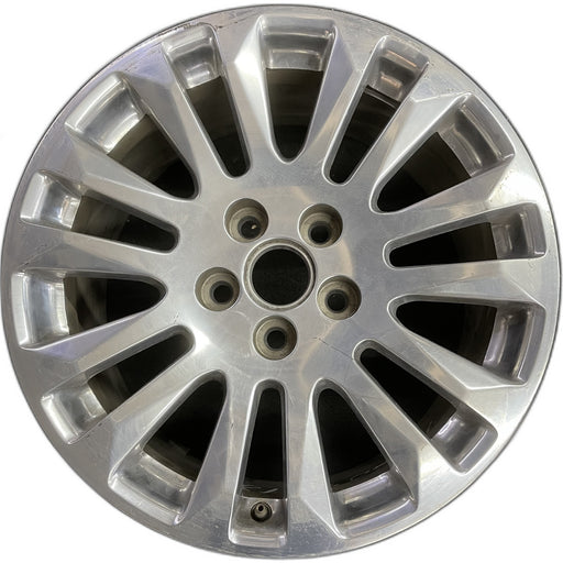 18" CTS 12 18x8.5 , Sdn, 14 spoke, polished Original OEM Wheel Rim - Front View
