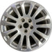 18" CTS 12 18x8.5 , Sdn, 14 spoke, polished Original OEM Wheel Rim - Front View