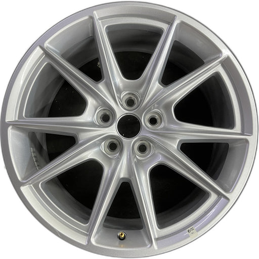 19" MUSTANG 24 19x8.5, , V spoke Original OEM Wheel Rim - Front View