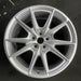 19" MUSTANG 24 19x8.5, , V spoke Original OEM Wheel Rim - Angle View