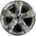 20" CHALLENGER 11-12 20x8, , chrome clad, lug nut centered between spokes - Front View