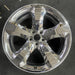 20" CHALLENGER 11-12 20x8, , chrome clad, lug nut centered between spokes - Angle View