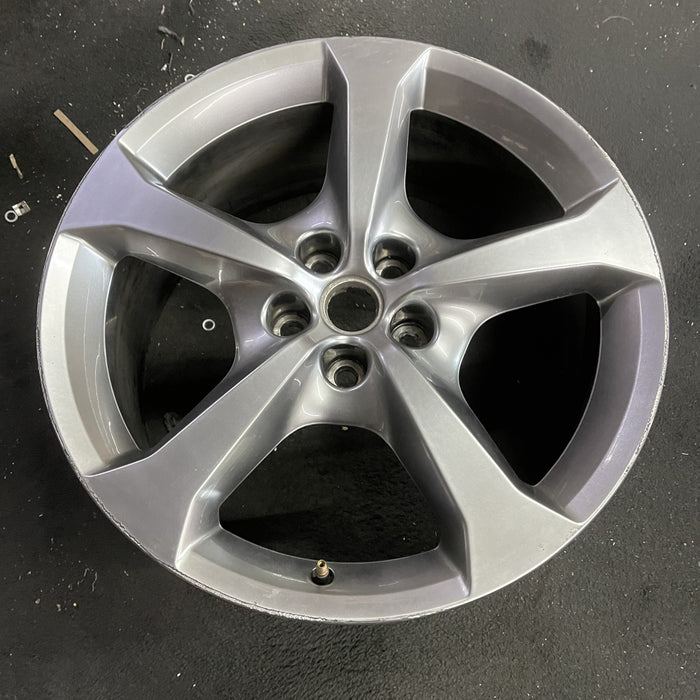 20" CAMARO 13-14 20x9 , , silver, opt R42, midnight silver Original OEM Wheel - Side Profile
