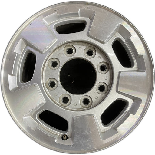 17" SIERRA 2500 PICKUP 11-13 17x7.5, aluminum Original OEM Wheel Rim - Front View