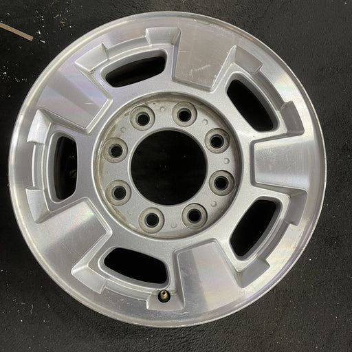 17" SIERRA 2500 PICKUP 11-13 17x7.5, aluminum Original OEM Wheel Rim - Angle View