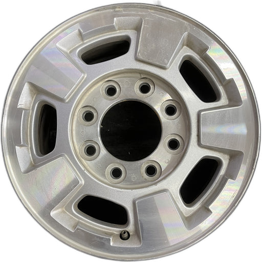 17" SIERRA 2500 PICKUP 11-13 17x7.5, aluminum Original OEM Wheel Rim - Front View