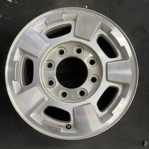 17" SIERRA 2500 PICKUP 11-13 17x7.5, aluminum Original OEM Wheel Rim - Angle View
