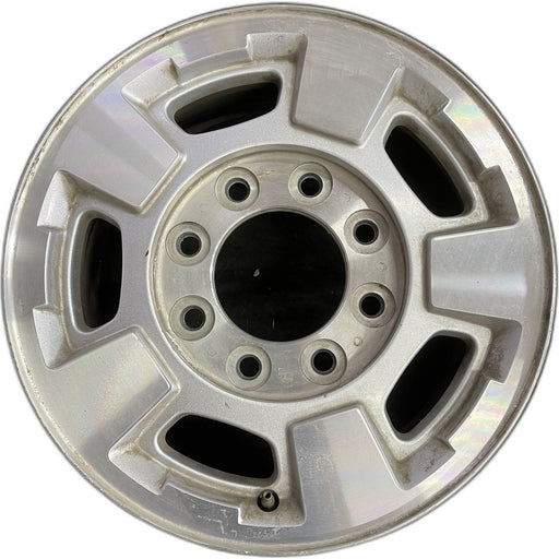 17" SIERRA 2500 PICKUP 11-13 17x7.5, aluminum Original OEM Wheel Rim - Front View