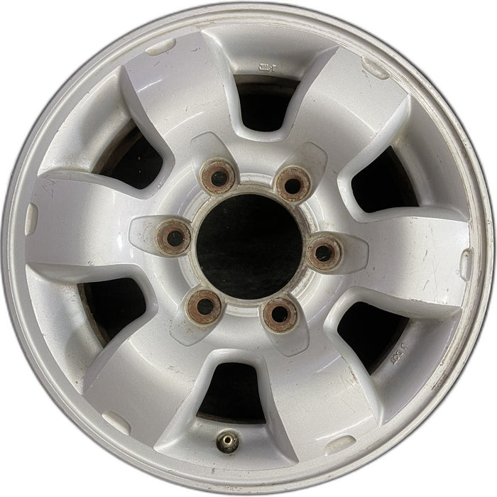 15" PATHFINDER 96 15x7, alloy, SE Original OEM Wheel Rim - Front View