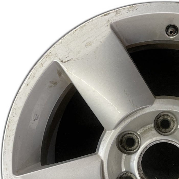 18" ARMADA 04-06 18x8 alloy 5 spoke silver Original OEM Wheel Rim - Angle View